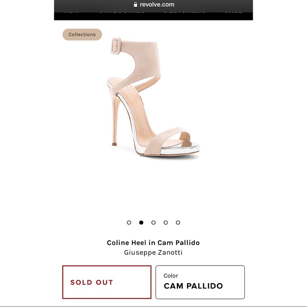 Coline Heel in Cam Pallido
Giuseppe Zanotti